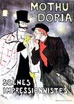 Theartre poster Mothu et Doria Impressionist Scenes by Theophil