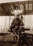 Roger Sommer French pilot Farman biplane