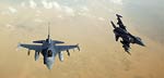 Hook-up over Baghdad: F-16 Fighting Falcons