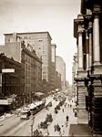 Randolph St. east from LaSalle St. Chicago 1900