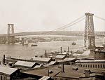 Williamsburg Bridge New York 1900's