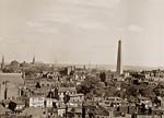 Bunker Hill Monument Boston, view of Charlestown
