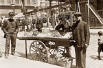 Italian Street Vendor in New York, 1908