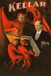 Harry Kellar Magician Poster - dark magic - devil