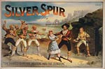 Silver spur Pirates Cast Maiden into Dungeon Theatre Poster 1886