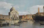 Venice, a view of the Churches of the Redentore and San Giacomo,