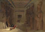 The Hypostyle Hall of the Great Temple at Abu Simbel, Egypt
