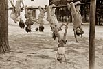Girls playing in outside playground, Georgia 1938