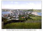 Scilly Isles, Hugh Town, from Garrison, Cornwall, England