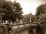 Bridge over the River Leam, Leamington. Photographed between 186