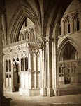 Chantry, Wells Cathedral old Victorian photograph
