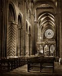 Durham Cathedral old victorian era photograph