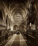 Exeter Cathedral Choir from Westold victorian photo