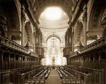 London. Interior of St. Paul's Cathedral, Choir seen from East
