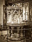 Pulpit in Choir, Exeter Cathedral
