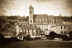 Torquay. St. John's Church from Cary Green antique photograph