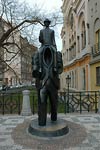 Kafka statue, Prague