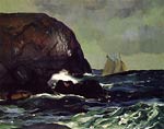 Beating out to Sea by George Bellows