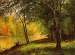 Merced River, California by Albert Bierstadt