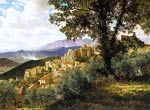Olevano by Albert Bierstadt