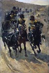 Horse Artillery by Georg Breitner