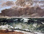The Wave by Gustave Courbet