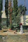 The garden of fortunys house Mariano Fortuny