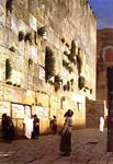 Solomon's Wall, Jerusalem aka The Wailing Wall Jean-Leon Gerome