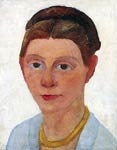 Selfportrait with amber necklet Paula Becker Modersohn