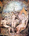 Raphael Warns Adam and Eve William Blake