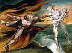 Good and Evil angels by William Blake
