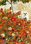 Field of Flowers Egon Schiele
