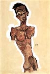 Selfportrait, Nude Egon Schiele