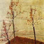 Autumn Trees Egon Schiele