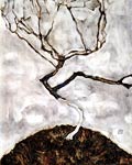 Small tree in the late autumn Egon Schiele