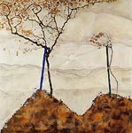 Autumn sun Egon Schiele