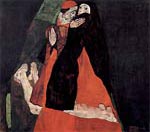 cardinal and nun or the fondling Egon Schiele