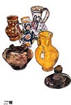 Ceramics Egon Schiele
