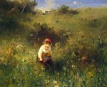 Girl in a Field, 1857 Giuseppe Arcimboldo