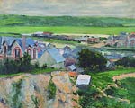 Trouville, Touques Valley Gustave Caillebotte