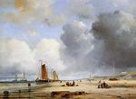 Beach View With Boats Ary Pleysier
