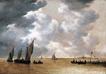 An Estuary Scene Jan Van Goyen