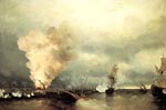 Sea battle near Vyborg, June 29, 1790 Ivan Aivazovsky