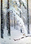 Forest in winter Constantine Kryzhitsky
