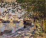 Seine at Rouen Claude Monet
