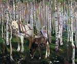 In the woods Arkady Rylov