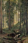 Brook in Forest Shishkin, Ivan Ivanovich