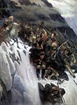 Russian Troops under Suvorov Crossing the Alps in 1799 Vasily Su