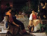 Preparations for the festivities 1866, Alma Tadema Lawrence