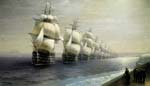 Parade of the black sea fleet, Ivan Aivazovsky